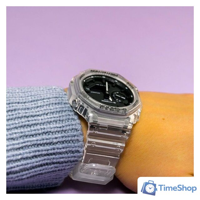 Наручные часы Casio GA-2100SKE-7AER - Изображение №9 — Интернет-магазин Time-Shop