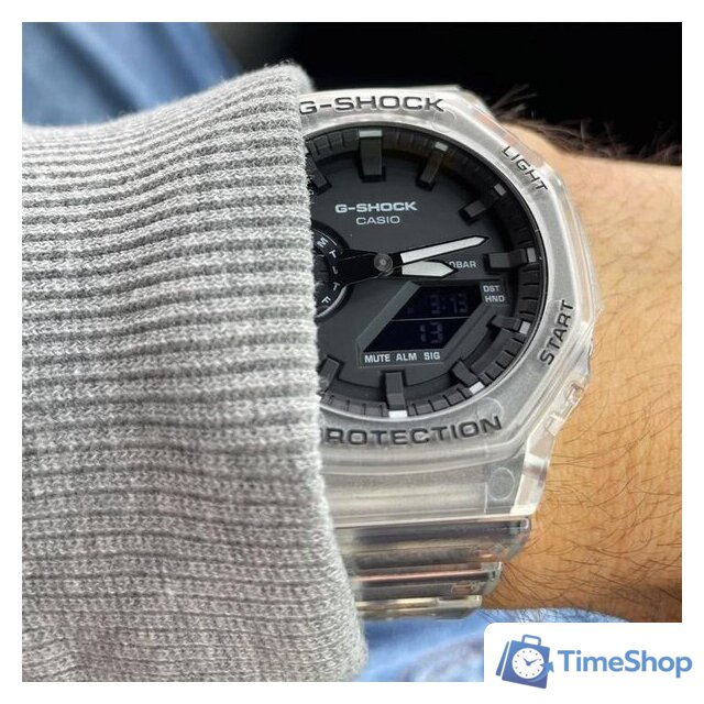 Наручные часы Casio GA-2100SKE-7AER - Изображение №6 — Интернет-магазин Time-Shop