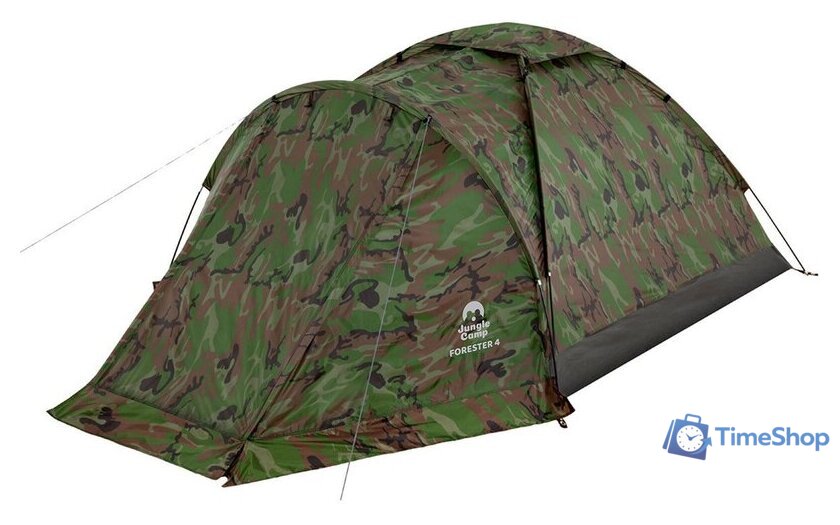 Треккинговая палатка Jungle Camp Forester 4 (камуфляж) - Изображение №2 — Интернет-магазин Time-Shop