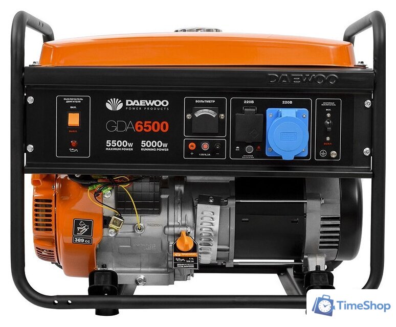 Бензиновый генератор Daewoo Power GDA 6500 - Изображение №2 — Интернет-магазин Time-Shop