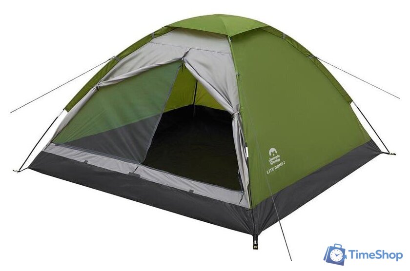 Треккинговая палатка Jungle Camp Lite Dome 4 (зеленый/серый) - Изображение №1 — Интернет-магазин Time-Shop