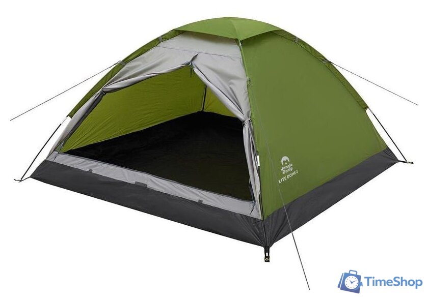 Треккинговая палатка Jungle Camp Lite Dome 4 (зеленый/серый) - Изображение №3 — Интернет-магазин Time-Shop