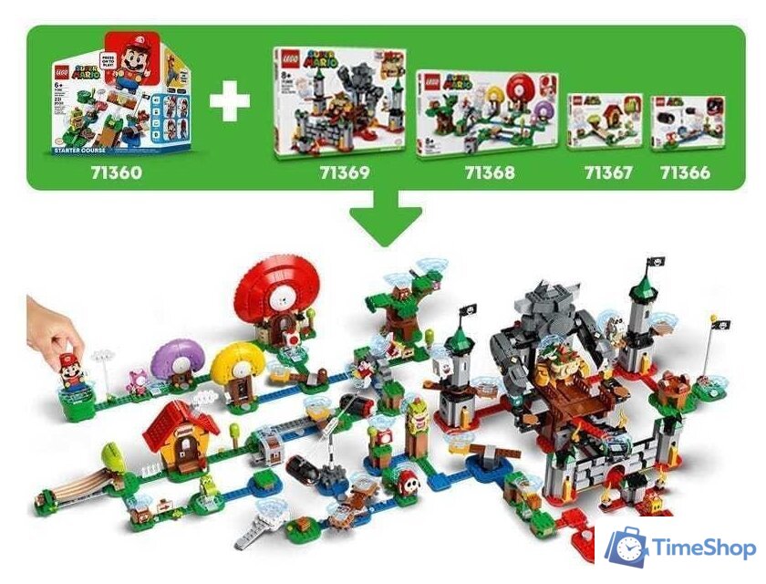 Конструктор LEGO Super Mario 71368 Погоня за сокровищами Тоада. Доп. набор - Изображение №6 — Интернет-магазин Time-Shop