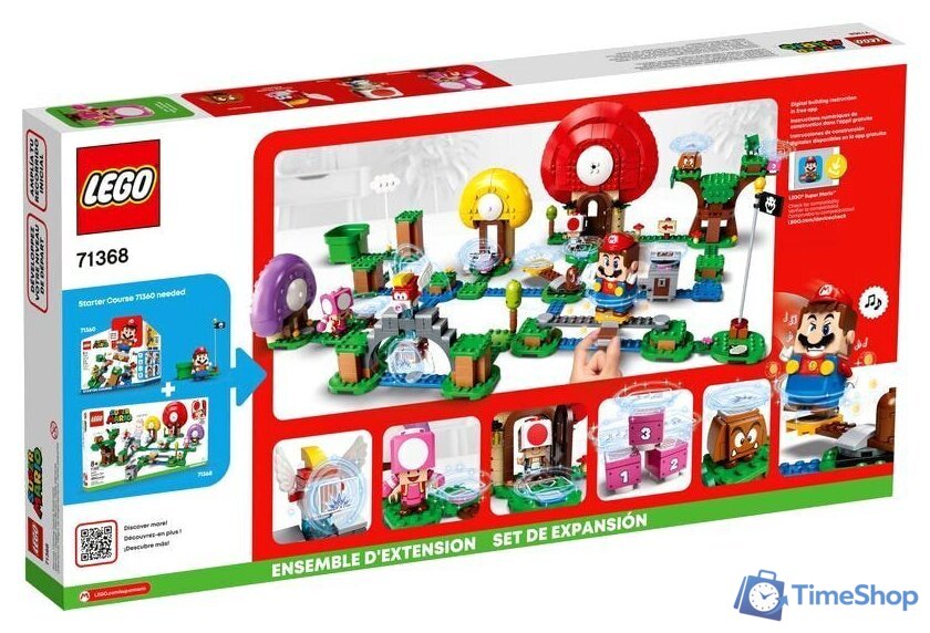 Конструктор LEGO Super Mario 71368 Погоня за сокровищами Тоада. Доп. набор - Изображение №2 — Интернет-магазин Time-Shop