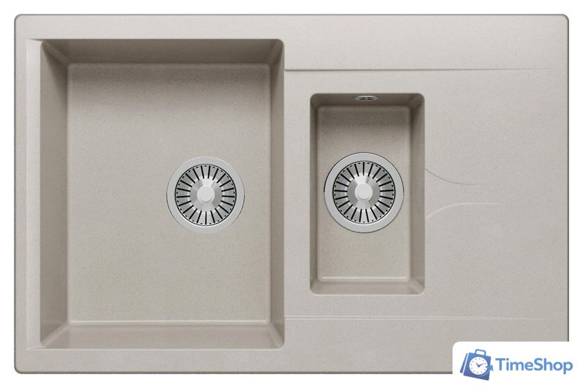 Кухонная мойка Polygran Brig-770 (серый 14) - Изображение №1 — Интернет-магазин Time-Shop