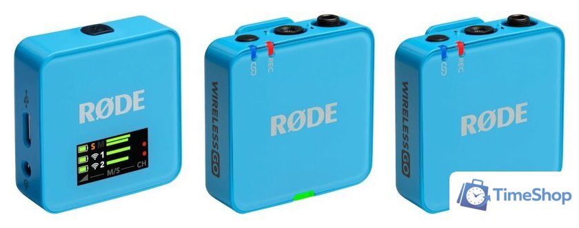 Радиосистема RODE Wireless GO Gen 3 (голубой) - Изображение №1 — Интернет-магазин Time-Shop