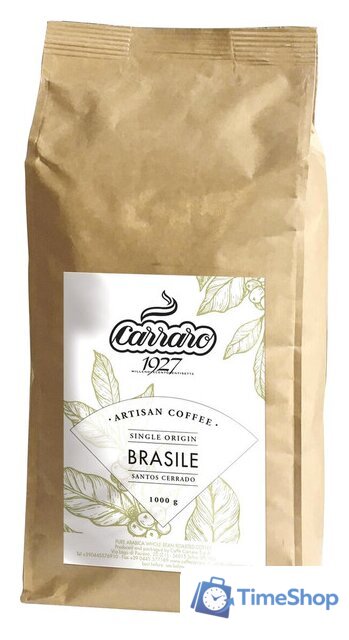 Кофе Carraro Brasile в зернах 1 кг - Изображение №1 — Интернет-магазин Time-Shop