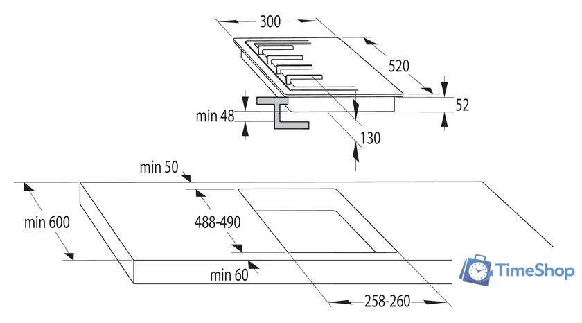 Варочная панель Gorenje GC321B - Изображение №4 — Интернет-магазин Time-Shop
