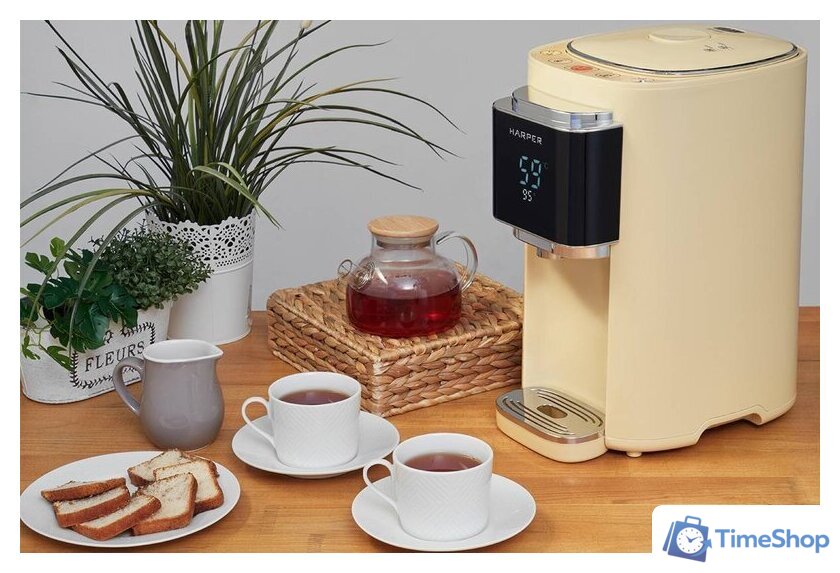 Термопот Harper HTP-5T01 (бежевый) - Изображение №8 — Интернет-магазин Time-Shop