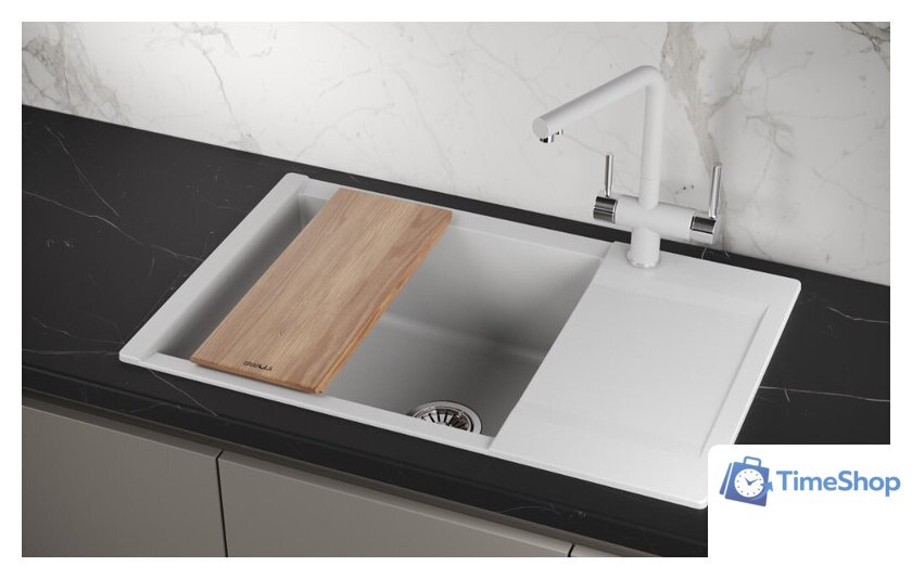 Кухонная мойка Granula ES-7807 (арктик) - Изображение №3 — Интернет-магазин Time-Shop