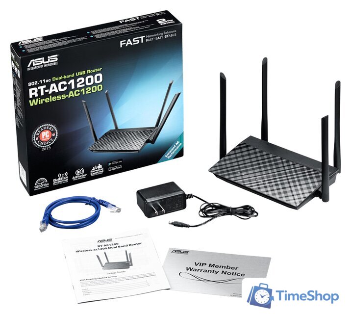 Wi-Fi роутер ASUS RT-AC1200 - Изображение №5 — Интернет-магазин Time-Shop