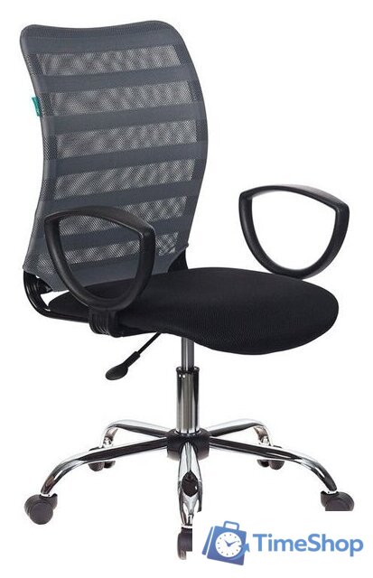 Офисное кресло Бюрократ CH-599AXSL/32G/TW-11 (черный/серый) - Изображение №1 — Интернет-магазин Time-Shop