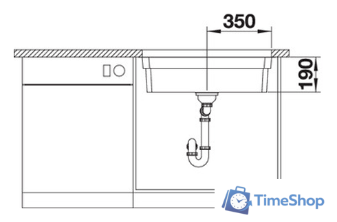 Кухонная мойка Blanco Etagon 700-U (зеркальная полировка) 524270 - Изображение №3 — Интернет-магазин Time-Shop