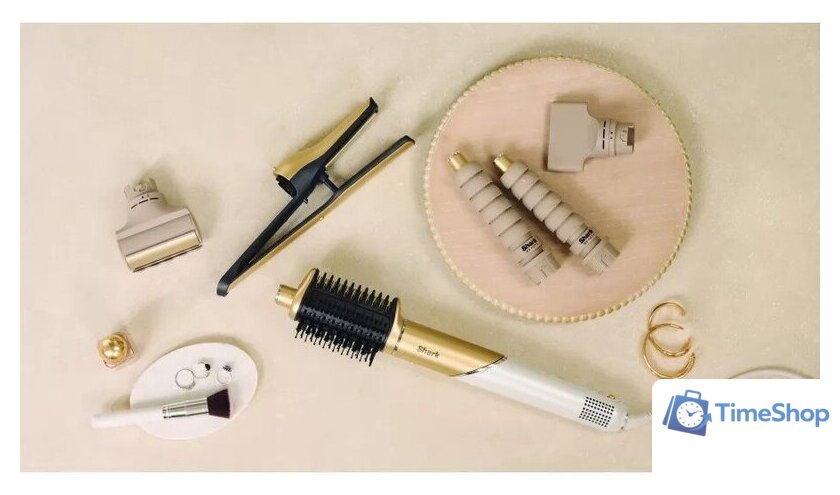 Фен-стайлер Shark Glam Sleek Straight Waves & Curls Multi-styler HD6051SEU - Изображение №3 — Интернет-магазин Time-Shop