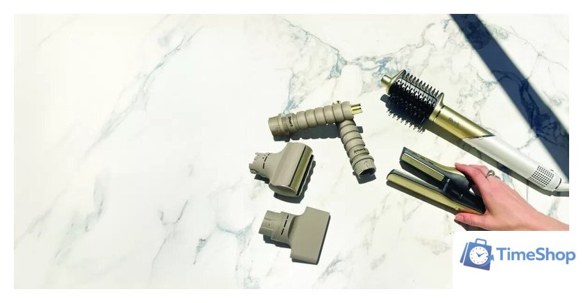 Фен-стайлер Shark Glam Sleek Straight Waves & Curls Multi-styler HD6051SEU - Изображение №2 — Интернет-магазин Time-Shop