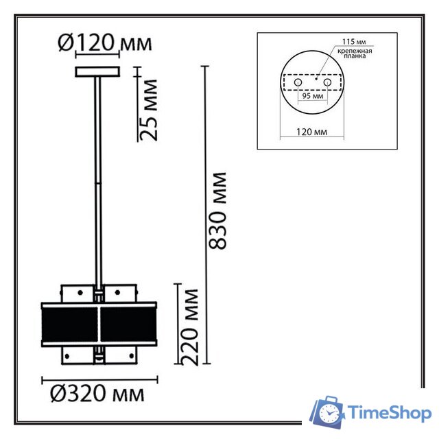 Люстра Lumion Zarina 8007/3 - Изображение №8 — Интернет-магазин Time-Shop