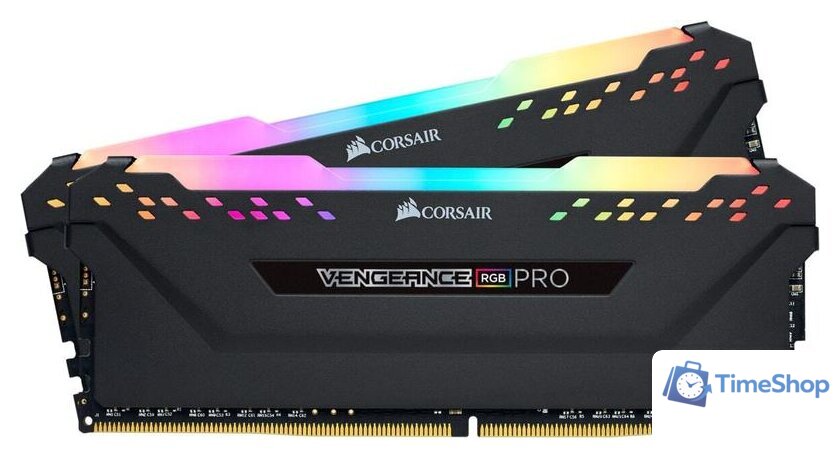 Оперативная память Corsair Vengeance RGB PRO 2x16GB DDR4 PC4-25600 CMW32GX4M2E3200C16 - Изображение №1 — Интернет-магазин Time-Shop
