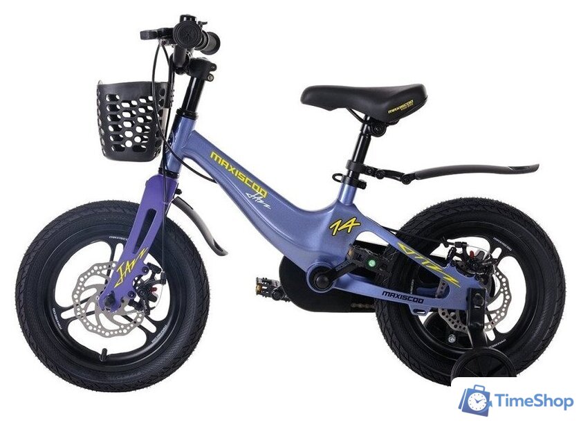 Детский велосипед Maxiscoo Jazz Pro 14 2024 (синий карбон) - Изображение №2 — Интернет-магазин Time-Shop