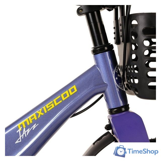 Детский велосипед Maxiscoo Jazz Pro 14 2024 (синий карбон) - Изображение №5 — Интернет-магазин Time-Shop