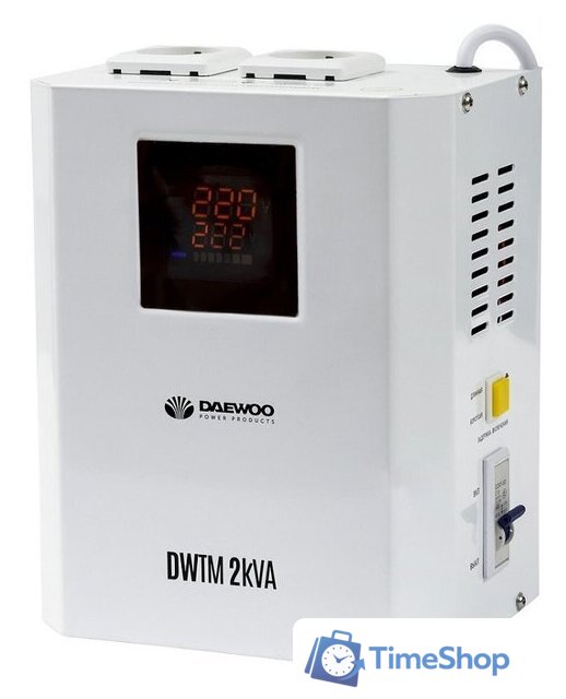 Стабилизатор напряжения Daewoo Power DW-TM2KVA - Изображение №1 — Интернет-магазин Time-Shop