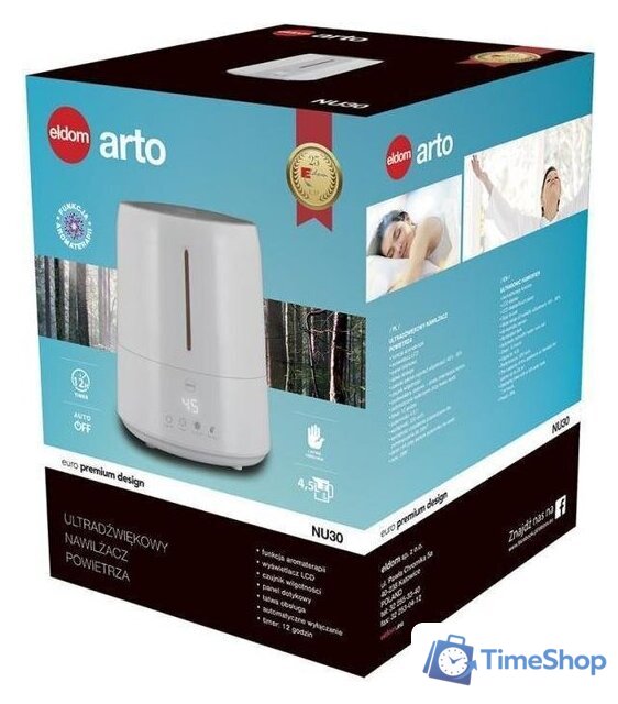 Увлажнитель воздуха Eldom NU30 Arto - Изображение №7 — Интернет-магазин Time-Shop