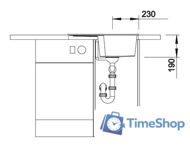 Кухонная мойка Blanco Dalago 5 (антрацит) [518521] - Изображение №4 — Интернет-магазин Time-Shop
