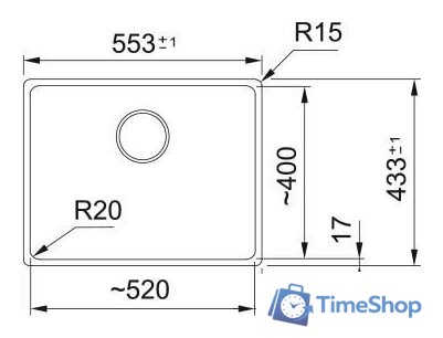 Кухонная мойка Franke MRG 110-52 125.0696.178 (серый) - Изображение №3 — Интернет-магазин Time-Shop