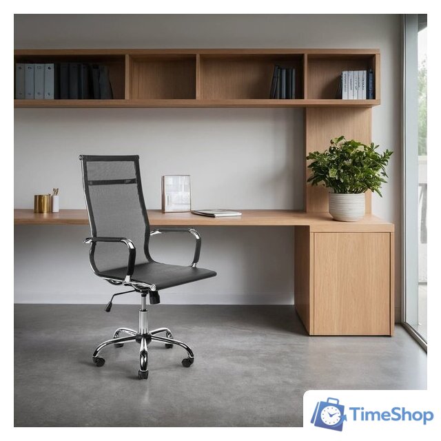 Офисное кресло Mio Tesoro Молли AF-C3006 (черный сетка) - Изображение №5 — Интернет-магазин Time-Shop