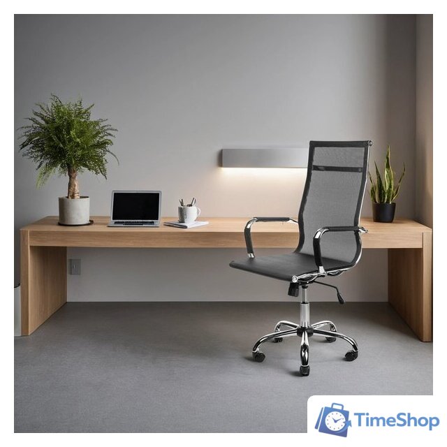 Офисное кресло Mio Tesoro Молли AF-C3006 (черный сетка) - Изображение №6 — Интернет-магазин Time-Shop