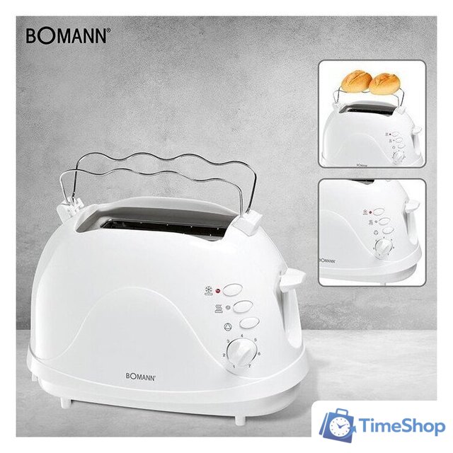 Тостер Bomann TA 246 CB - Изображение №2 — Интернет-магазин Time-Shop