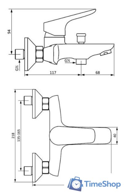 Смеситель Damixa Origin Bit 771000000 - Изображение №3 — Интернет-магазин Time-Shop