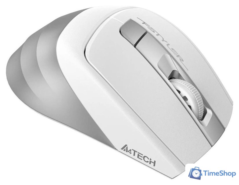 Мышь A4Tech Fstyler FG35S (белый/серебристый) - Изображение №5 — Интернет-магазин Time-Shop