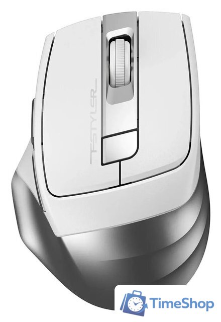 Мышь A4Tech Fstyler FG35S (белый/серебристый) - Изображение №1 — Интернет-магазин Time-Shop