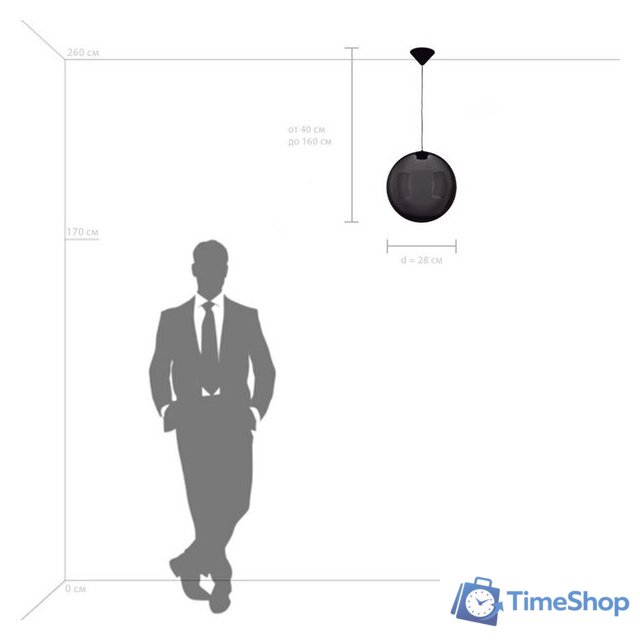 Подвесная люстра Lightstar Sferetta 801028 - Изображение №5 — Интернет-магазин Time-Shop