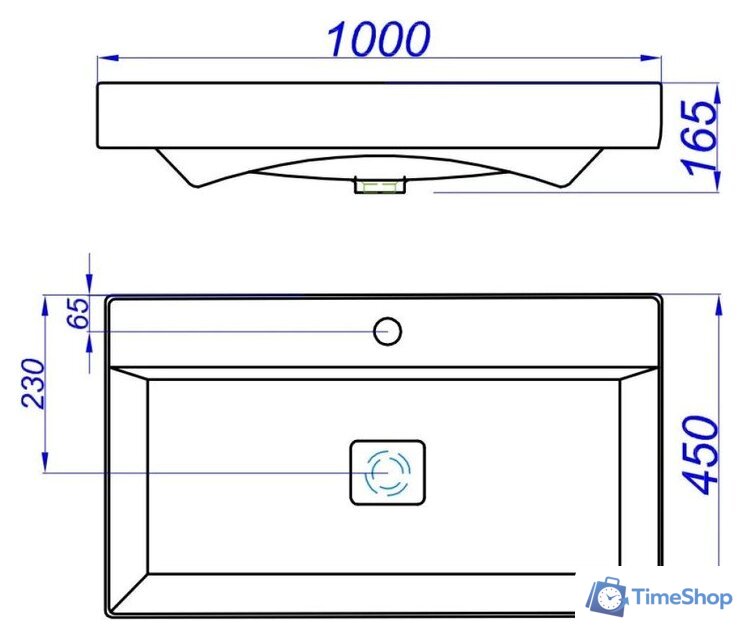 Умывальник Aqwella Вилис 4610119205164 - Изображение №5 — Интернет-магазин Time-Shop