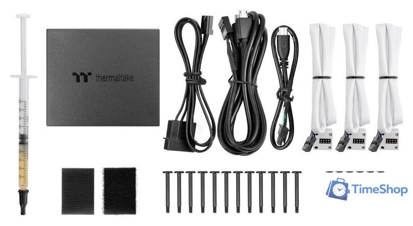 Комплект вентиляторов для корпуса с контроллером Thermaltake SWAFAN EX12 RGB White TT Premium Edition CL-F161-PL12SW-A - Изображение №9 — Интернет-магазин Time-Shop