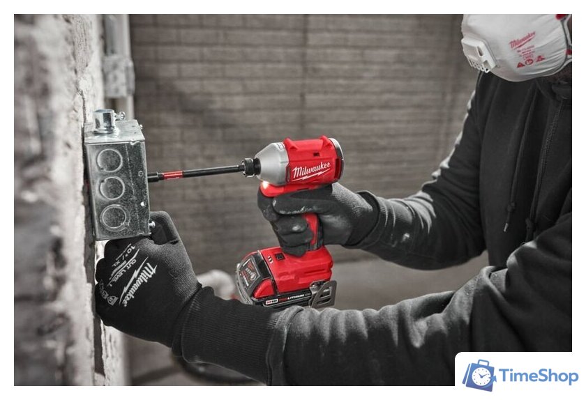 Винтоверт Milwaukee M18 M18BLIDR-502X 4933492843 (с 2-мя АКБ, кейс) - Изображение №7 — Интернет-магазин Time-Shop