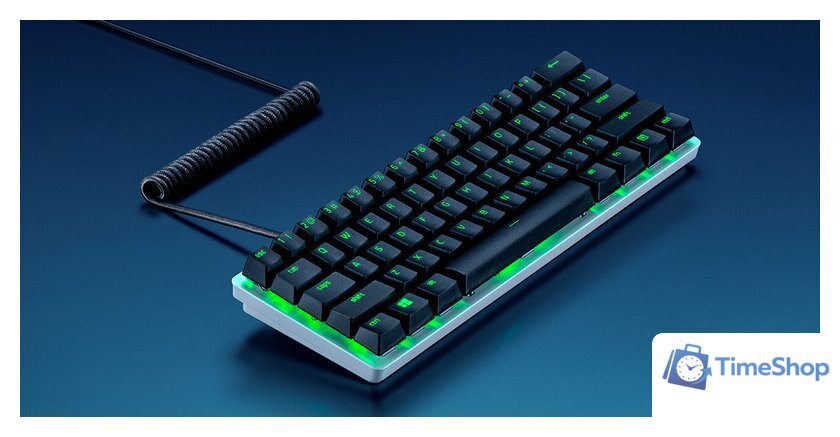 Набор аксессуаров Razer PBT Keycap + Coiled Cable Upgrade Set Classic Black - Изображение №4 — Интернет-магазин Time-Shop
