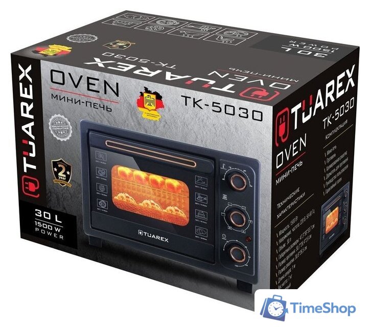 Мини-печь Tuarex TK-5030 - Изображение №9 — Интернет-магазин Time-Shop