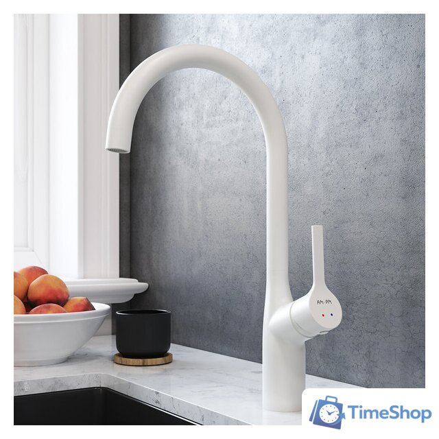 Смеситель AM.PM Spike F9S07033 (белый) - Изображение №8 — Интернет-магазин Time-Shop