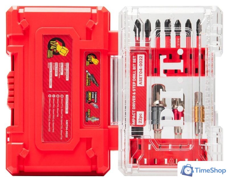 Набор бит и сверл P.I.T. ASET04-0022 - Изображение №5 — Интернет-магазин Time-Shop