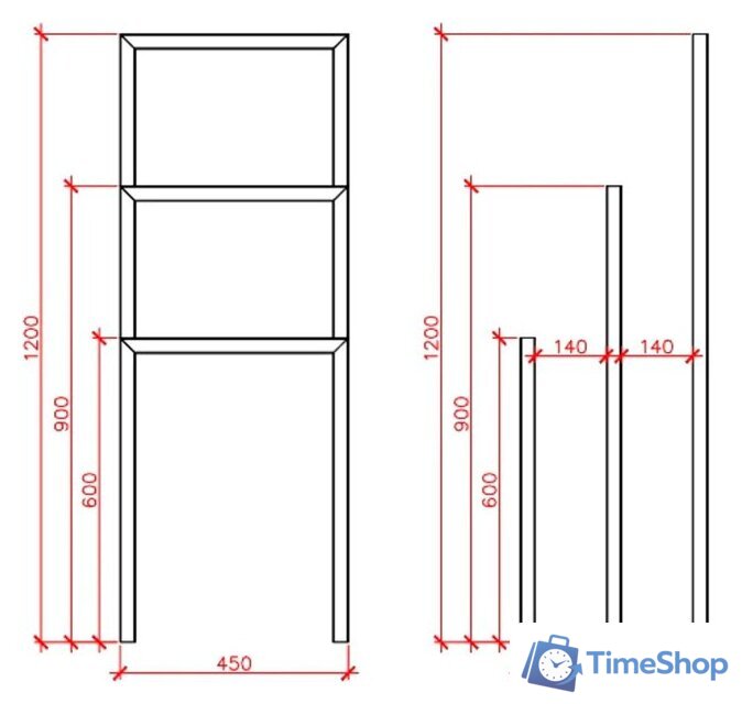 Вешалка для одежды Allerd 120 Geon 120x45 1080200000 (черный муар) - Изображение №3 — Интернет-магазин Time-Shop