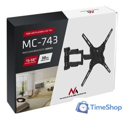 Кронштейн для телевизора Maclean MC-743 (черный) - Изображение №5 — Интернет-магазин Time-Shop