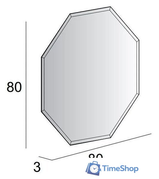  Cezares Зеркало 45079 - Изображение №8 — Интернет-магазин Time-Shop