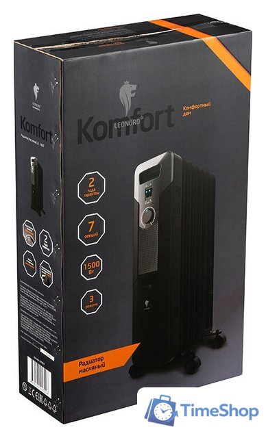 Масляный радиатор Leonord LE-1907 - Изображение №7 — Интернет-магазин Time-Shop