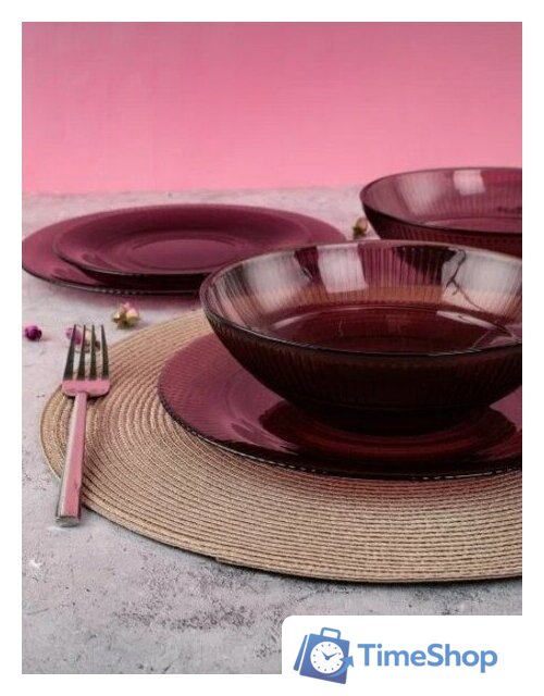 Набор тарелок Luminarc Идиллия Лилак O0325 (43 пр) - Изображение №15 — Интернет-магазин Time-Shop