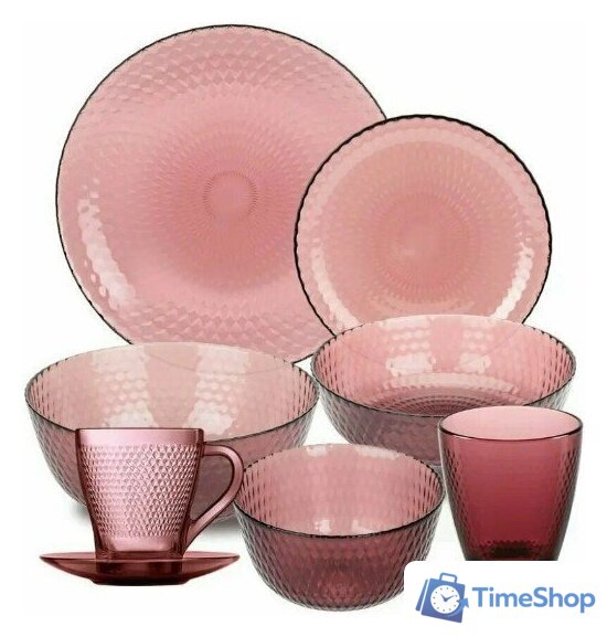 Набор тарелок Luminarc Идиллия Лилак O0325 (43 пр) - Изображение №1 — Интернет-магазин Time-Shop