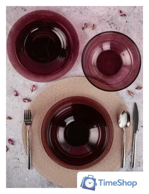 Набор тарелок Luminarc Идиллия Лилак O0325 (43 пр) - Изображение №17 — Интернет-магазин Time-Shop