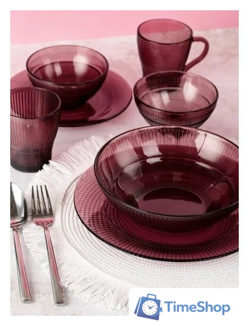 Набор тарелок Luminarc Идиллия Лилак O0325 (43 пр) - Изображение №16 — Интернет-магазин Time-Shop