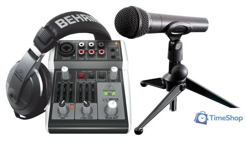 Комплект для звукозаписи Behringer Podcastudio 2 USB - Изображение №1 — Интернет-магазин Time-Shop